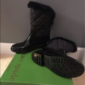 New! Kate Spade Reid Black Boots